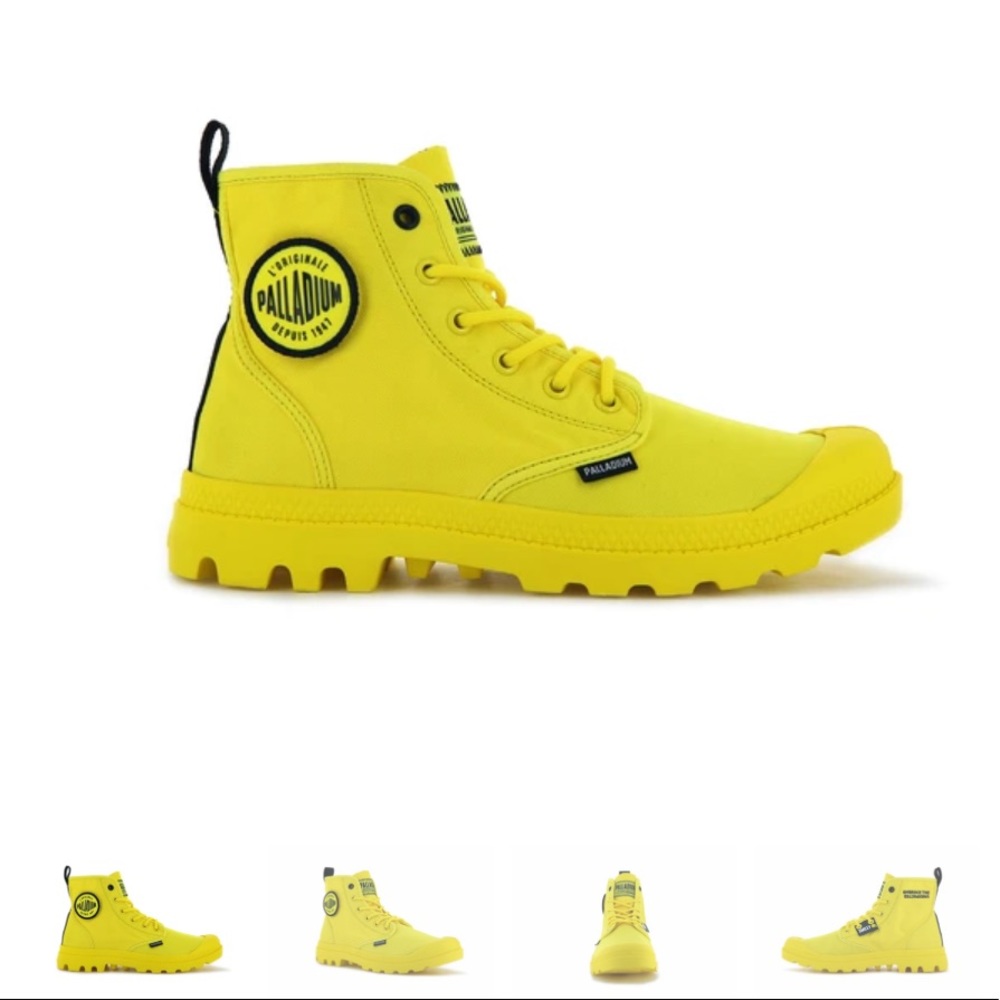 Palladium Pampa Smiley Change Blazing Yellow